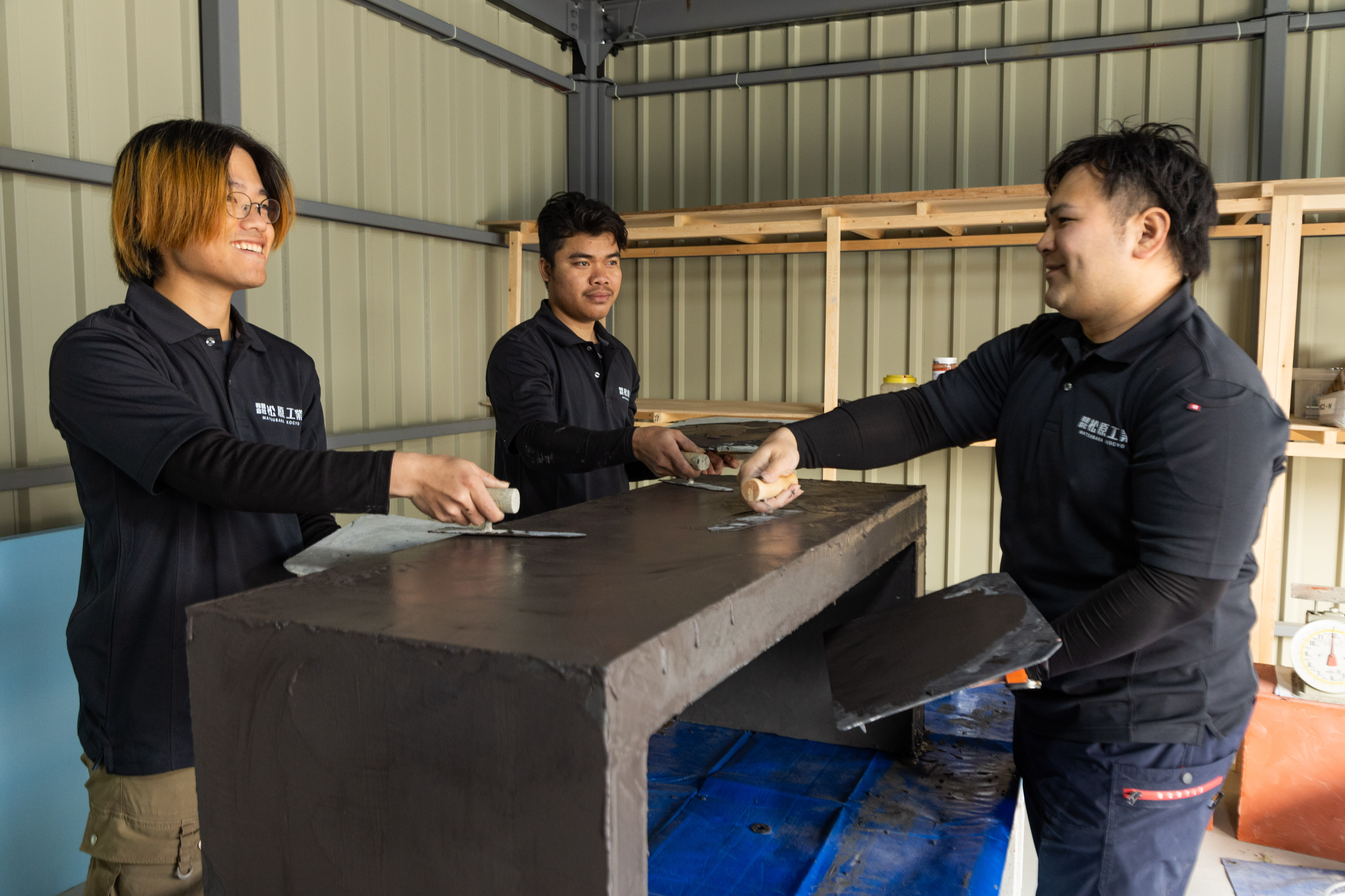 有限会社松原工業の正社員 左官工事の求人情報イメージ1